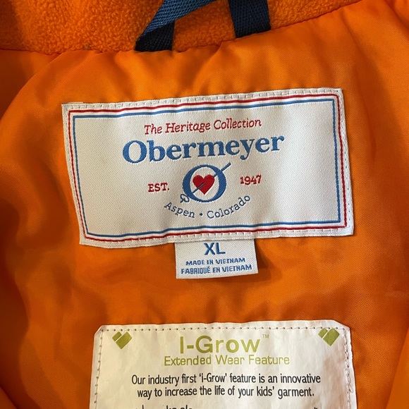 Obermeyer Boys XL All Seasons Jacket I-Grow - Picture 3 of 6